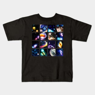 Cat Galaxy Kids T-Shirt